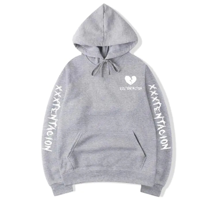 Retro Xxx Fleece Hoodie side Print