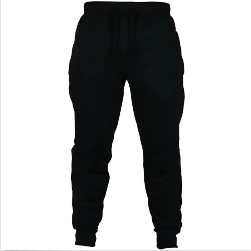 Men's Plus Size Solid Color Fitness Sweatpants