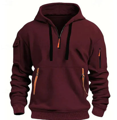 Unisex Plus Size Hooded Pullover Sweatshirt