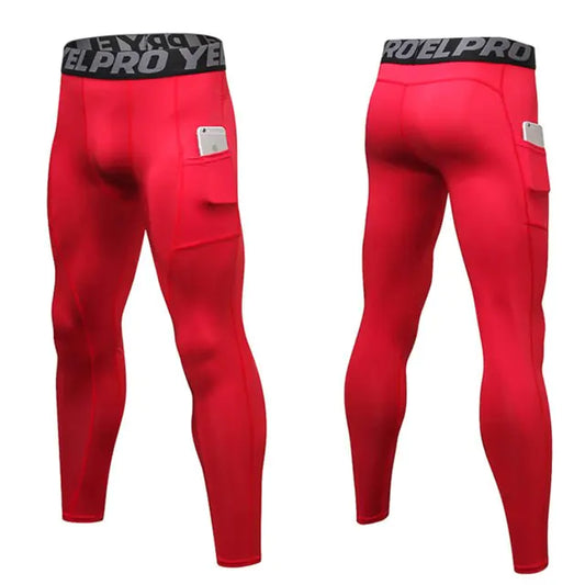 Custom Men’s Compression Leggings for Gym & Running