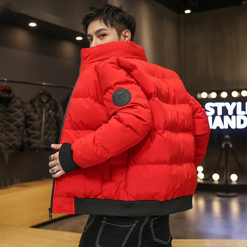 Men's Thickened Winter Cotton Jacket Trendy Style