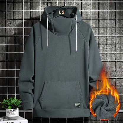 Winter Velvet Fashion Street Men's Hoodie