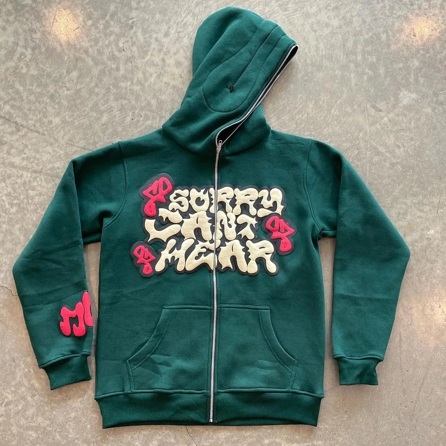 LayeredGoth Crop Hoodie
