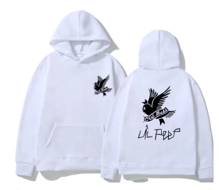 Crying Swallow Printed Hoodie and Sweatpants Set