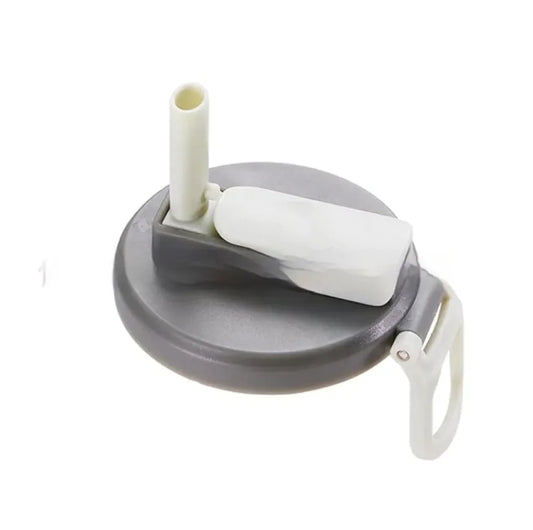 Soda Can Lid with Straw