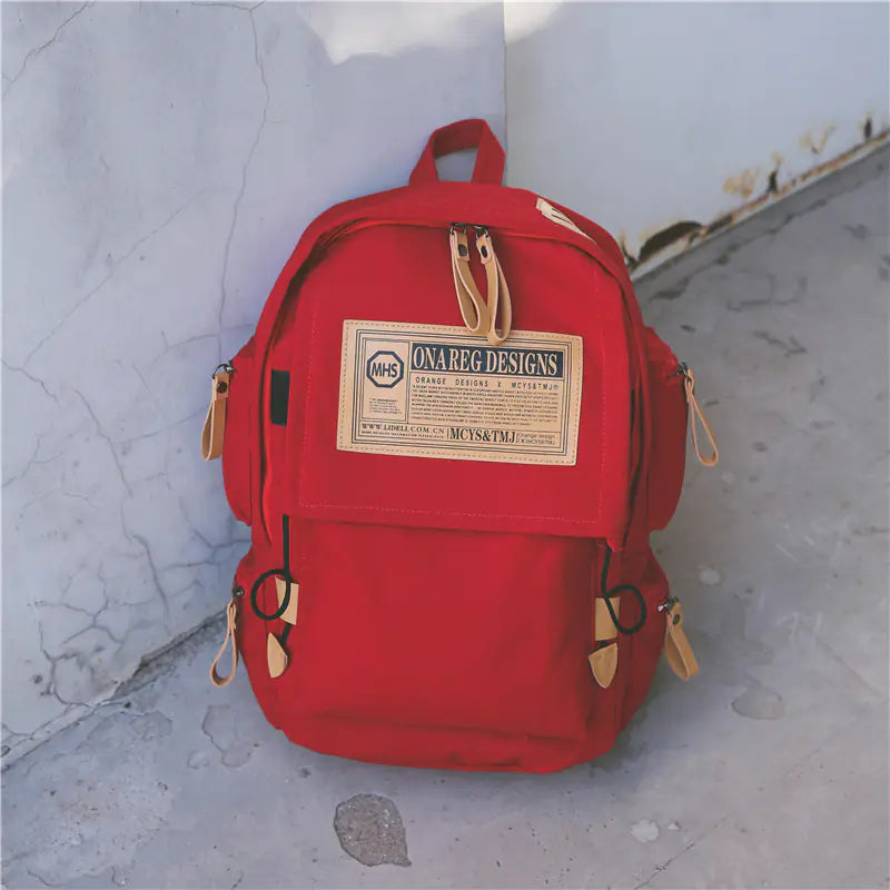 Canvas Couple Backpack