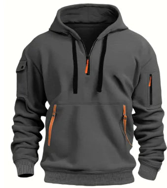Unisex Plus Size Hooded Pullover Sweatshirt