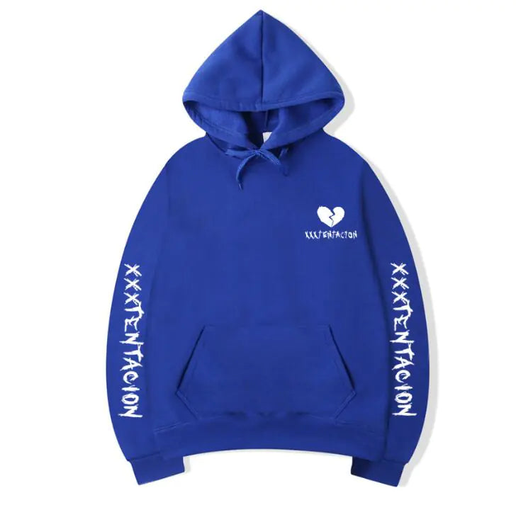 Retro Xxx Fleece Hoodie side Print