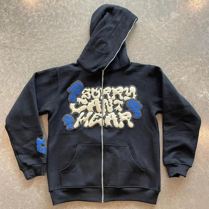 LayeredGoth Crop Hoodie