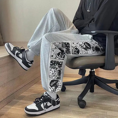 Lightweight Casual Drawstring Sweatpants for Spring/Fall