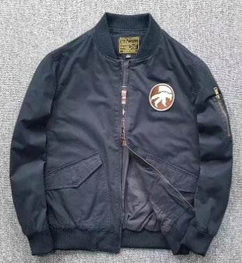 Men's Jacket with Embroidered Wings, Casual Top