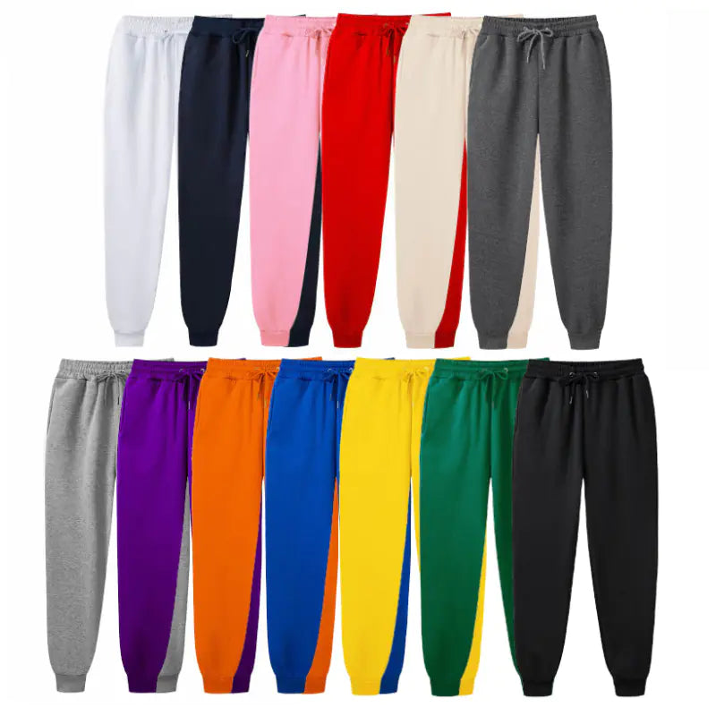 Men's Casual Sweatpants, Solid Color Lounge Trousers