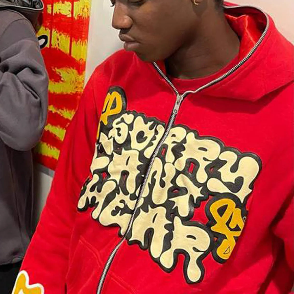 LayeredGoth Crop Hoodie