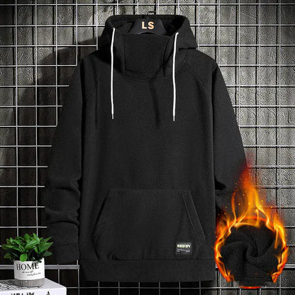 Winter Velvet Fashion Street Men's Hoodie