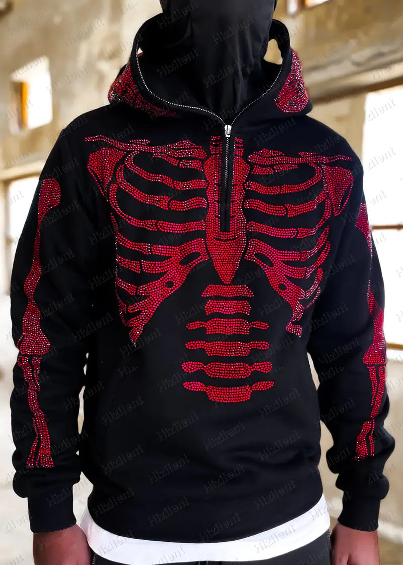 $20 Personalized Graphic Embroidered Loose Pullover Hoodie