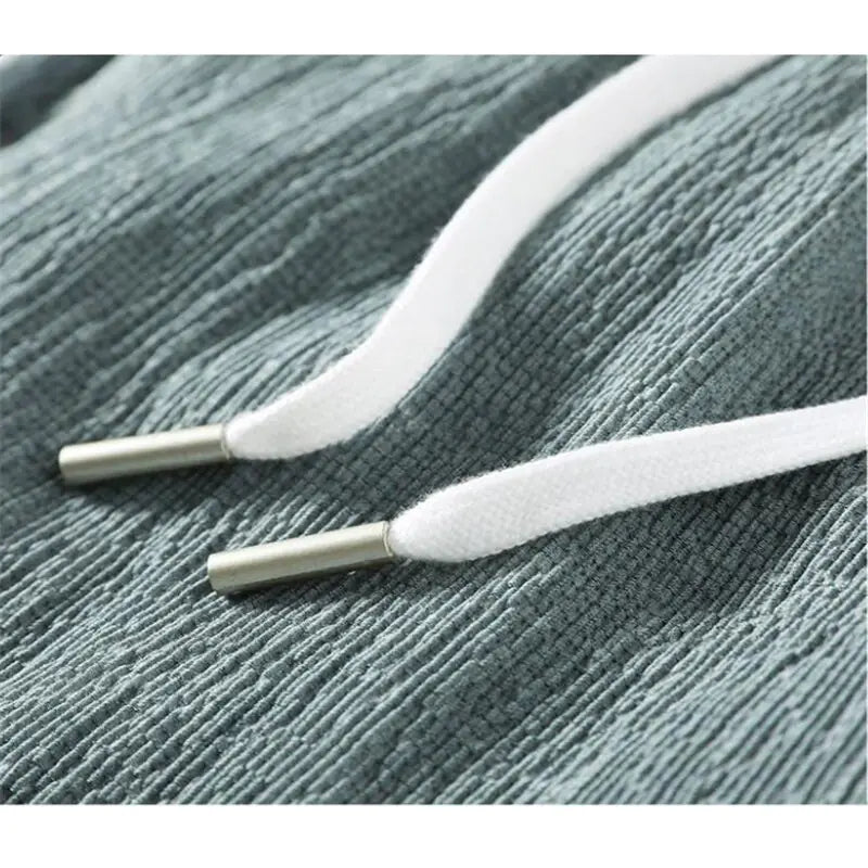 Loose Nine-Point Sweatpants with Cuffs