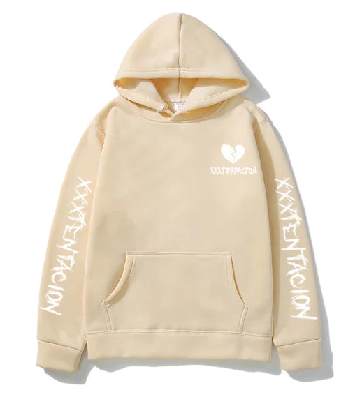 Retro Xxx Fleece Hoodie side Print