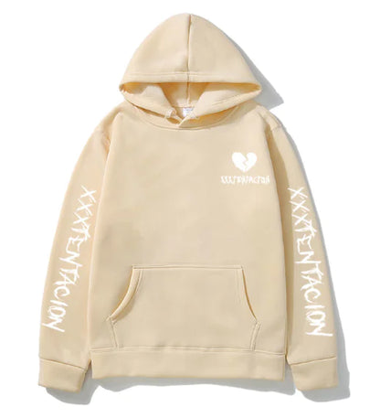 Retro Xxx Fleece Hoodie side Print