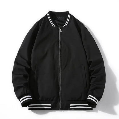 Plus Size Baseball Jacket