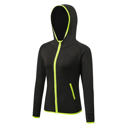 Color Matching Quick Drying Zipper Hoodie for Fitness