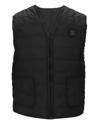 New Retro Outdoor Heated Dual Control Vest, Adjustable Temperature, 16 Heating Zones USB Interface, Outdoor Winter Warmth