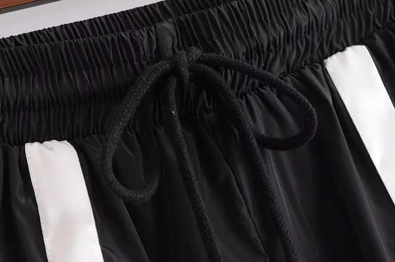 Color Block Elastic Cuff Sweatpants (Sports Pants)
