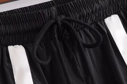 Color Block Elastic Cuff Sweatpants (Sports Pants)