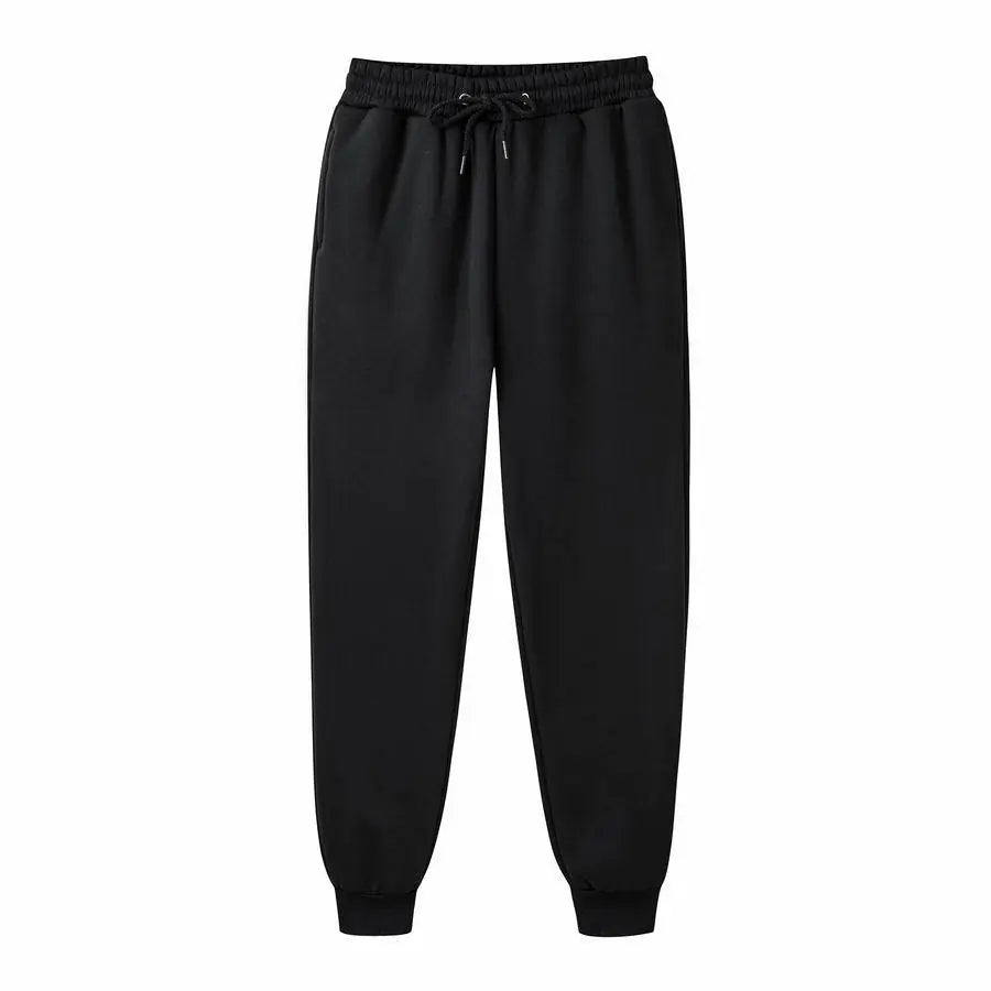 Men's Casual Sweatpants, Solid Color Lounge Trousers