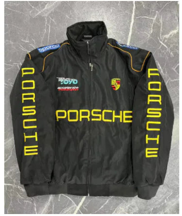 Retro Porsche Racing Embroidered Jacket