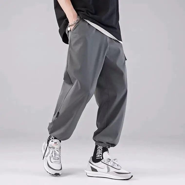 Men's Casual Loose-Fitting Trousers - Fashionable Style