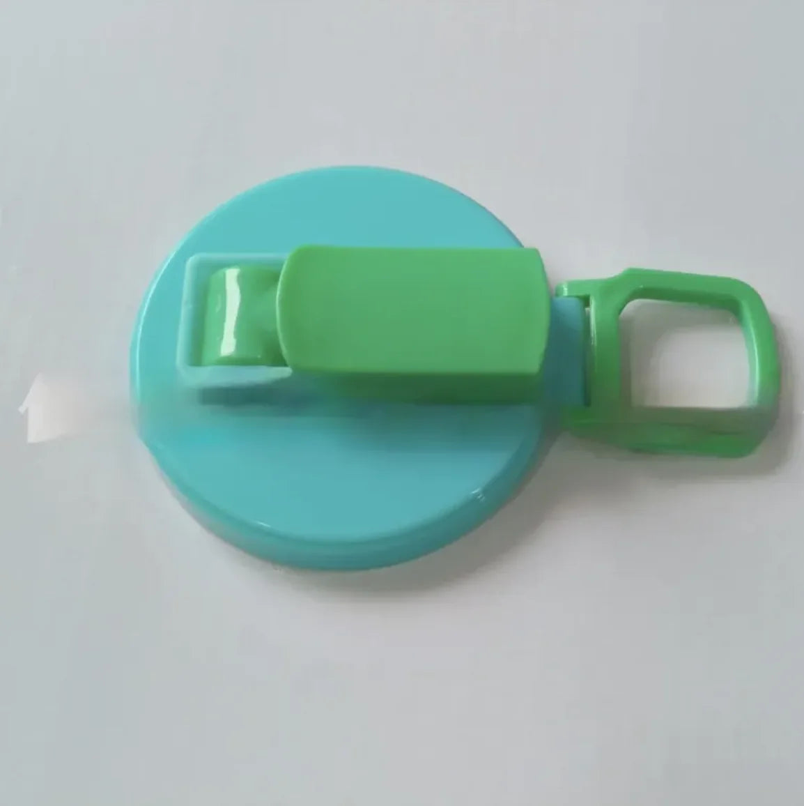 Soda Can Lid with Straw