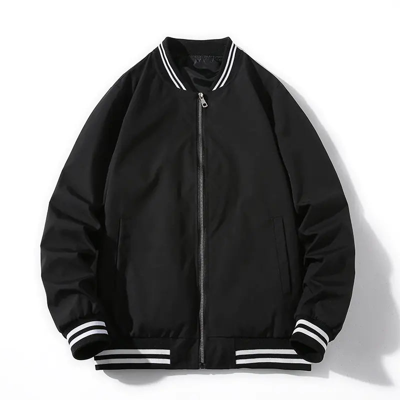 Plus Size Baseball Jacket
