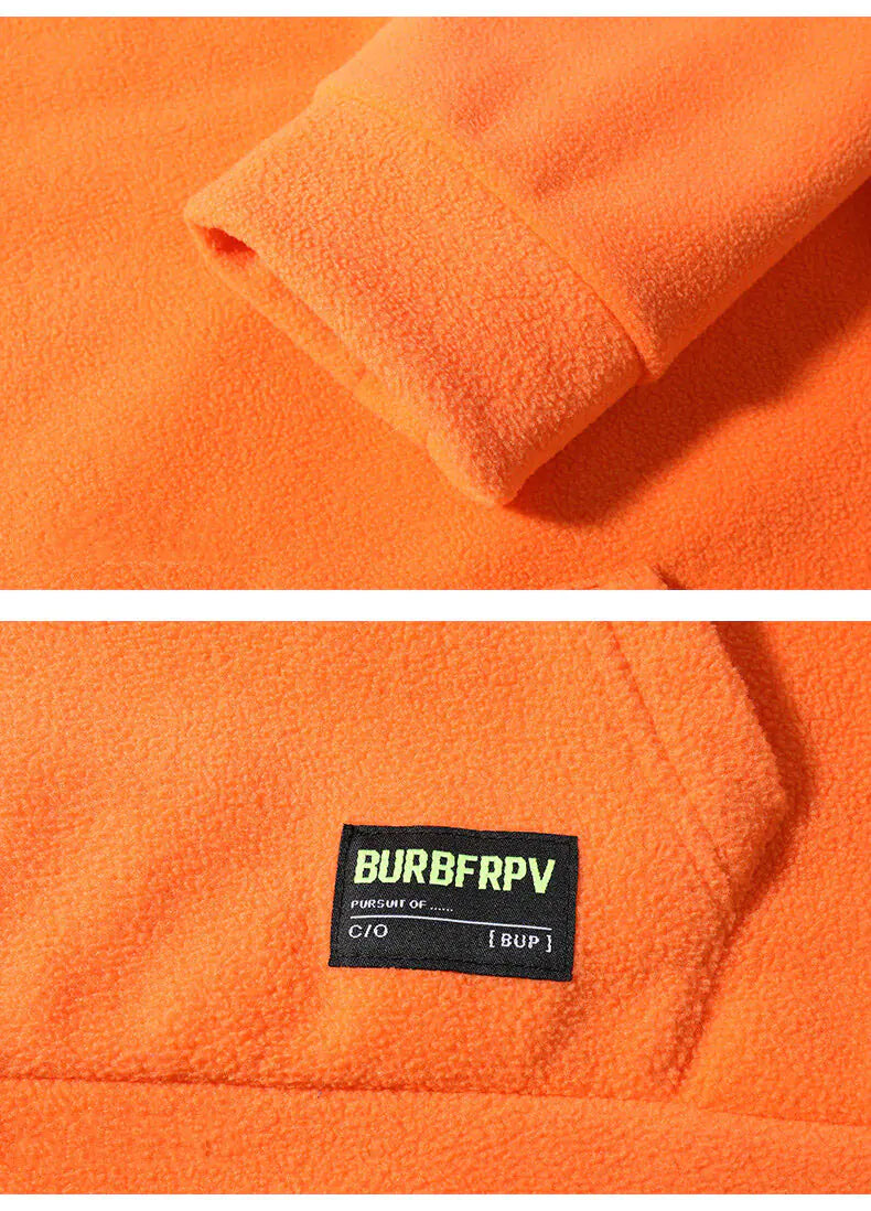 Winter Velvet Fashion Street Men's Hoodie