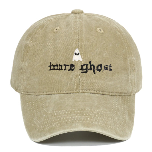Embroidered Wash Cotton Baseball Cap