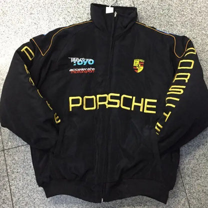Retro Porsche Racing Embroidered Jacket