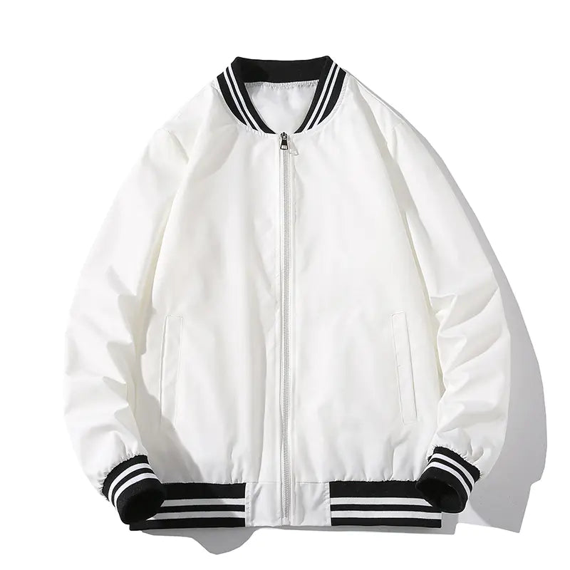 Plus Size Baseball Jacket