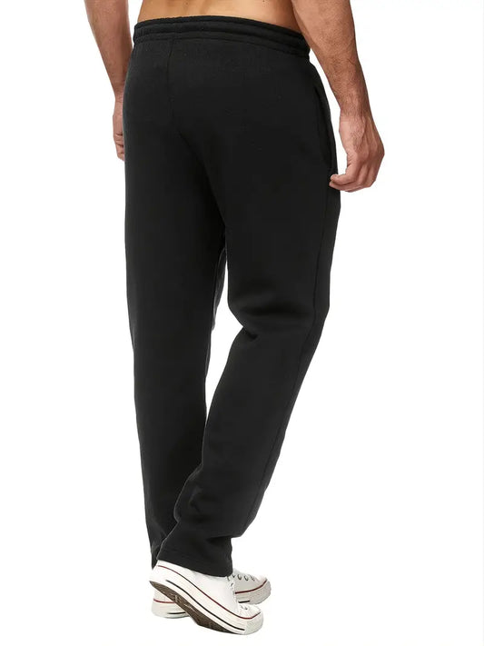Men's Plus Size Solid Color Sweatpants for Comfort
