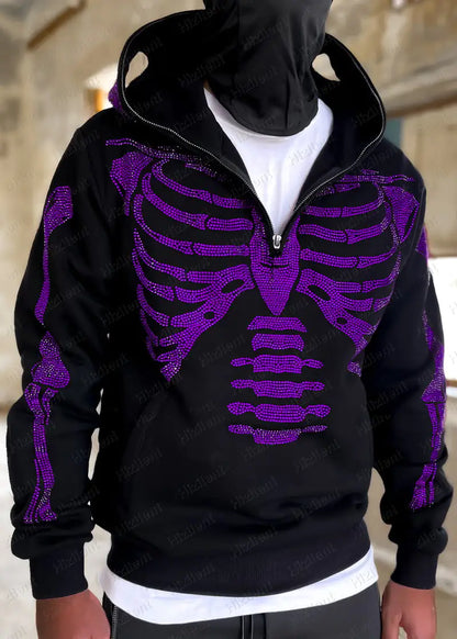 $20 Personalized Graphic Embroidered Loose Pullover Hoodie