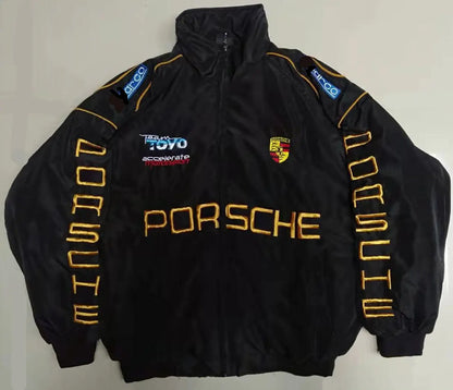 Retro Porsche Racing Embroidered Jacket