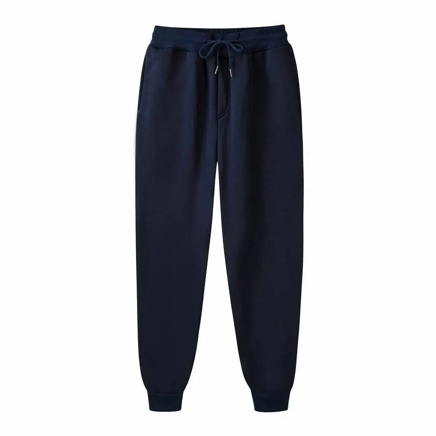 Men's Casual Sweatpants, Solid Color Lounge Trousers
