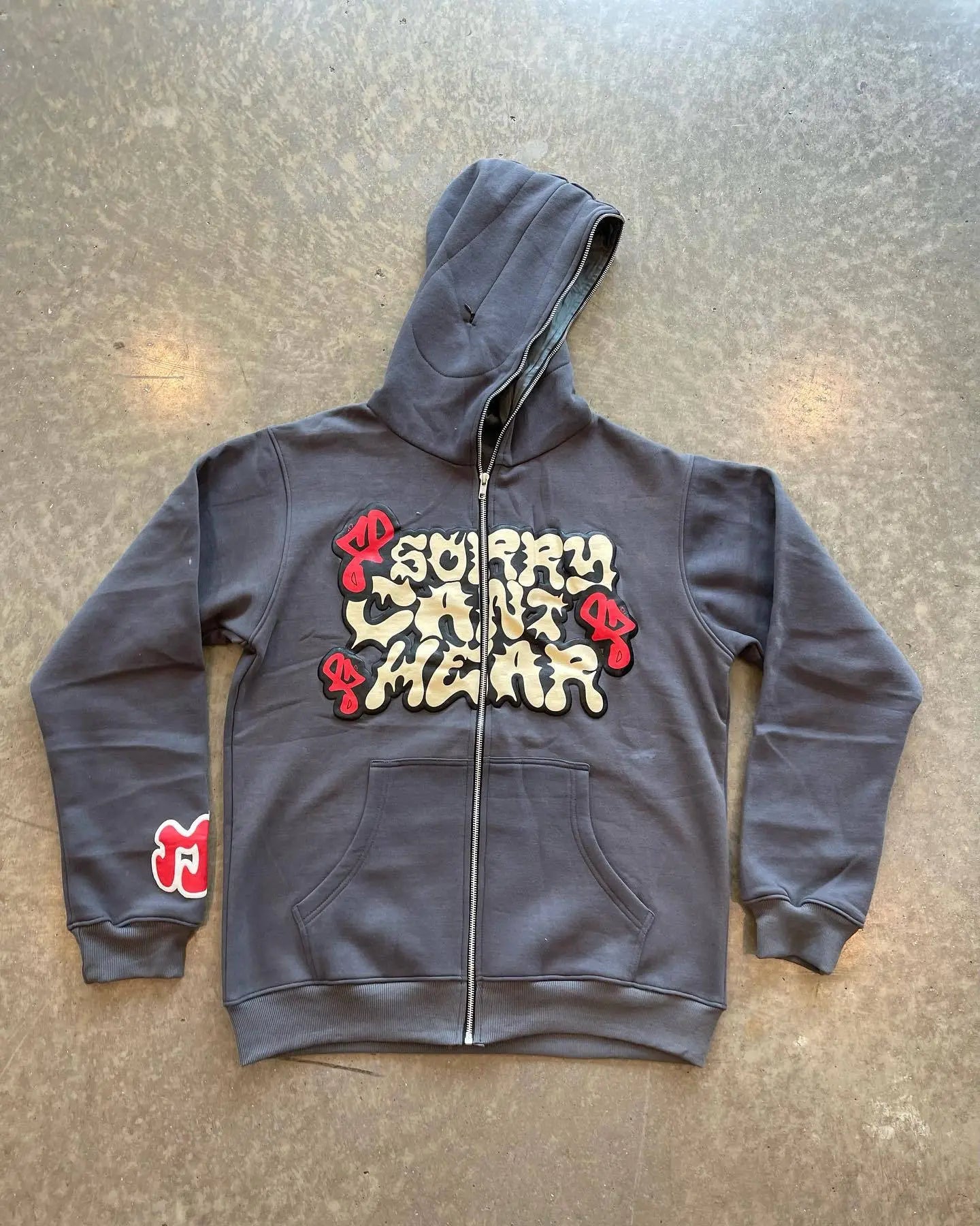 LayeredGoth Crop Hoodie