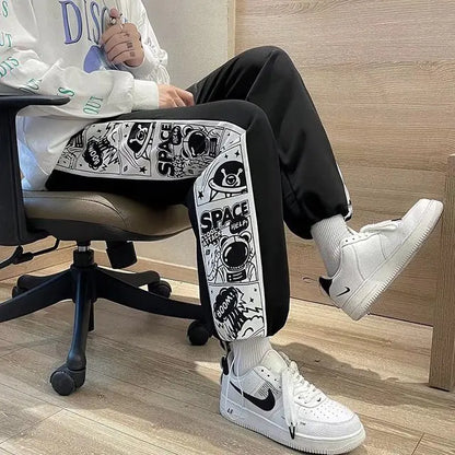 Lightweight Casual Drawstring Sweatpants for Spring/Fall