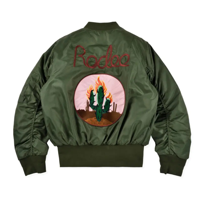 Embroidered Cactus Jacket for Men and Women