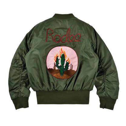 Embroidered Cactus Jacket for Men and Women