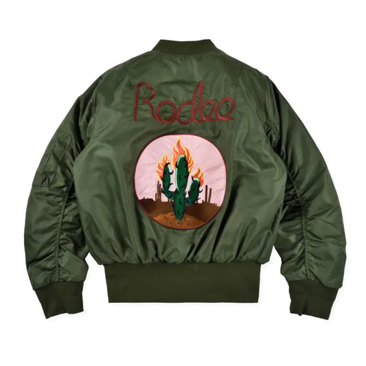 Embroidered Cactus Jacket for Men and Women