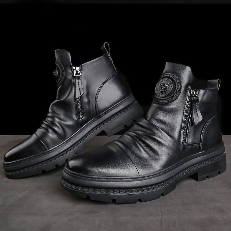 2023 Autumn New Men’s High-Top Casual Boots