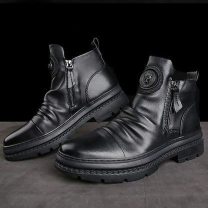 2023 Autumn New Men’s High-Top Casual Boots