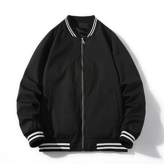 Plus Size Baseball Jacket