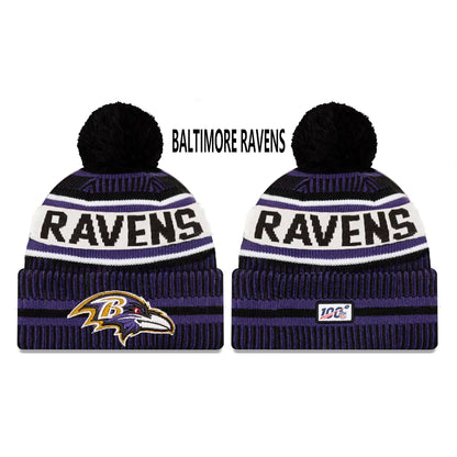 NFL Embroidered Knit Beanie for American Football Teams