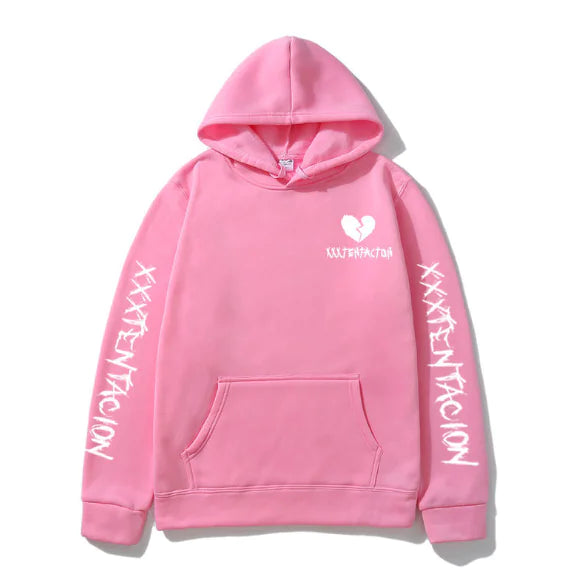 Retro Xxx Fleece Hoodie side Print